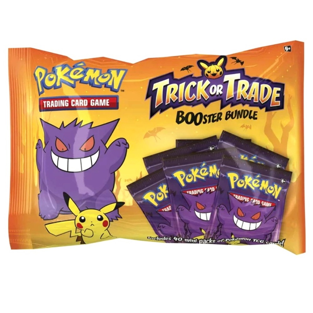 Pokemon Trading Cards TCG Trick Or Trade BOOster 40 Mini Packs Bundle New Sealed